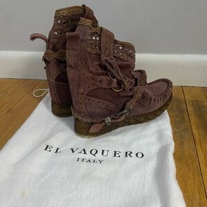 El Vaquero wedge moccasins
